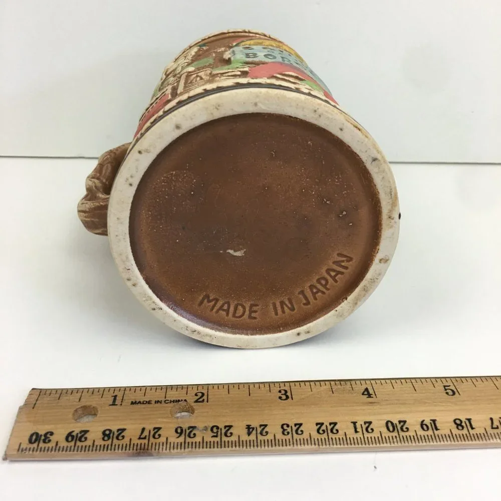 Vtg South of the Border Sombrero Tower Mug Stein Style South‎ Carolina Souvenir